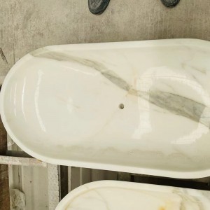 Lavabo de mármol Calacatta
