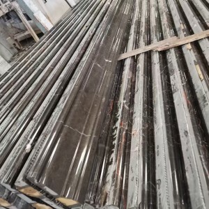 Líneas de borde de piedra de mármol de jade dorado