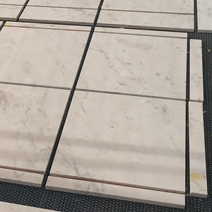 Carreaux de marbre blanc Volakas