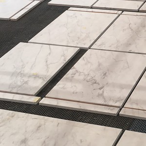 Carreaux de marbre blanc Volakas